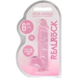 Realistic Dildo with Balls 6" 15 cm Pink