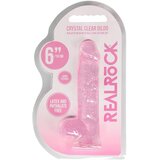 REALROCK Realistic Dildo with Balls 6" 15 cm Pink | shoptok.hr