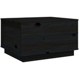  Stolić za kavu crni 60 x 50 x 35 cm od masivne borovine | shoptok.hr