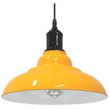 vidaXL obesek svetilka nastavljiva po višini E27 sijoča rumena Ø 31 cm | Shoptok.si
