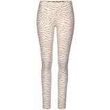 Lascana Spodnji del pižame 'LAS Natural Shades Leggi' bež / bela | Shoptok.si