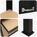  Radne klupe s ladicama Crna 81 x 41 x 145 cm Konstruirano drvo Slike