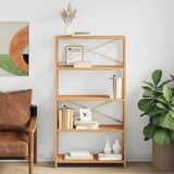 The Living Store Regal 5-nadstropni 80x30x146 cm trdna hrastovina - Regal, (21836785) | Shoptok.si