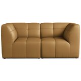 Makamii Smeđa sofa od imitacije kože 180 cm Aloha – Cijene