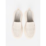 Sergio Leone Platform leather shoes beige | Shoptok.si