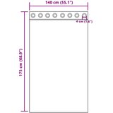  Zavjese za zamračivanje 2 kom. Svjetlosiva 140 x 175 cm Baršun | shoptok.hr