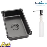  Crna inox sudopera (set) - sandonna - HD4050 | ePonuda.com