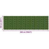  Zaslon za balkon s lišćem Zelena 500 x 150 cm | Eponuda.ba