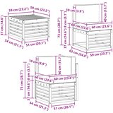  Set vanjskih sofa 7 kom. Prirodna i antracit | shoptok.hr