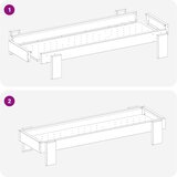  Hranilica za kokoške Maslinasto zelena 80 x 28 x 13.5 cm | shoptok.hr