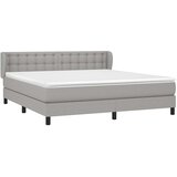  Krevet box spring s madracem svjetlosiva 160x200 cm tkanina | shoptok.hr