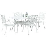  Set od 3 Bijela Lijevani aluminij 150x90x72 cm Izdržljivo | shoptok.hr