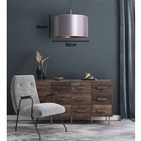  Duolla - Visilica na sajli CANNES 1xE27/15W/230V prečnik 50 cm srebran/bakren | Eponuda.com