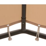 Sjenica/paviljon/šator/nadstrešnica 4 x 4 m čelični bež | shoptok.hr