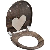 SCHÜTTE toaletna daska od duroplasta WOOD HEART s mekim zatvaranjem | shoptok.hr