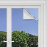  Static Reflective Solar Window Film Srebrna 60 x 1000 cm PVC | shoptok.hr