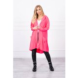 Kesi Oversize pink neon cape with hood Cijene