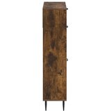  Ormar za cipele HAARLEM 78 x 24 x 103 cm Konstruirano drvo - Dimljeni hrast | shoptok.hr