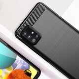 Carbon Case Fleksibilna futrola za Samsung Galaxy M51 crna | shoptok.hr