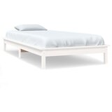 The Living Store Posteljni okvir bel 90x200 cm trdna borovina - Posteljni Okvir, (21531239) | Shoptok.si
