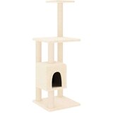 vidaXL Mačje drevo s praskalniki iz sisala krem 104 cm | Shoptok.si