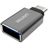 Unitek Y-A025CGY cable interface /gender adapter USB Type-C USB Type-A Metallic | shoptok.hr