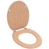 vidaXL Deska za WC školjko z MDF pokrovom dizajn bambusa Cene