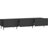 TV ormar s ladicama Crna 147 x 34,5 x 32 cm Konstruirano drvo | Eponuda.com