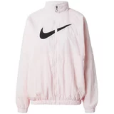 Nike Sportswear Prehodna jakna 'NSW Essential' pastelno roza / črna