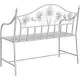  Vrtna klupa Antič White 104 x 52,5 x 89 cm Čelik | shoptok.hr