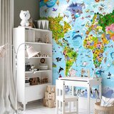  Foto tapeta - World Map for Kids 250x175 Premium | shoptok.hr