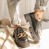 Resti Black flat shoes Eqoia - Footwear | Shoptok.si