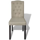 Maison Chic Jedilni stoli - Vzorci stoli 4 kosi kamelje blago A741, (22032024) Cene