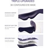 BONAIREST Potovalna blazina z 360° oporo glave in 3D spalno masko | Shoptok.si