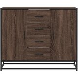  Komoda smeđi hrast 92x35x76 cm izrađeno drvo | shoptok.hr