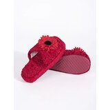 Shelvt Red children's slippers with a decorative flower | Shoptok.si