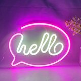 Neon LED svjetiljka "Hello" FM-NL41 | shoptok.hr