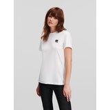 Karl Lagerfeld Majica črna / srebrna / bela | Shoptok.si