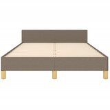  Okvir kreveta bez madraca smeđesivi 120x190cm tkanine | shoptok.hr