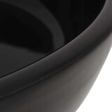  Keramički okrugli umivaonik 42x12 cm crni | shoptok.hr