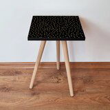 Hanah home klub sto Shp250, 35x42x35 cm, Crni | ePonuda.com
