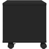 vidaXL Stalak za pisač s kotačima crni 41x32x34,5 cm Cijene