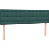 Box Spring krevet s madracem tamno zeleni 160x220 cm baršun | shoptok.hr