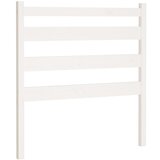 Maison Chic posteljno vzglavje - vzglavna omarica - nočna omarica belo 106x4x100 cm trdna borovina, (21705540) Cene