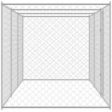  Kavez za pse Srebrno 600 x 200 x 200 cm Cinkani čelik | Eponuda.ba