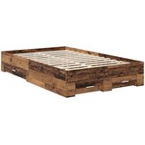  Krevetna konstrukcija Staro drvo 120 x 190 cm Konstruirano drvo | shoptok.hr