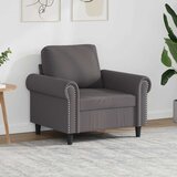vidaXL Fotelja siva 60 cm od umjetne kože Cijene