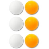  6 žogic za namizni tenis - bele in oranžne | Shoptok.si