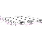  Pločice za decking 3D Dizajn 11 kom. Crna 30 x 30 cm WPC | shoptok.hr