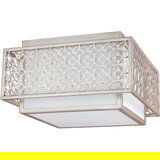 Elstead Lighting Elstead Kenney Stropna svetilka z 2 lučema, srebrna, E27, (22098336) | Shoptok.si